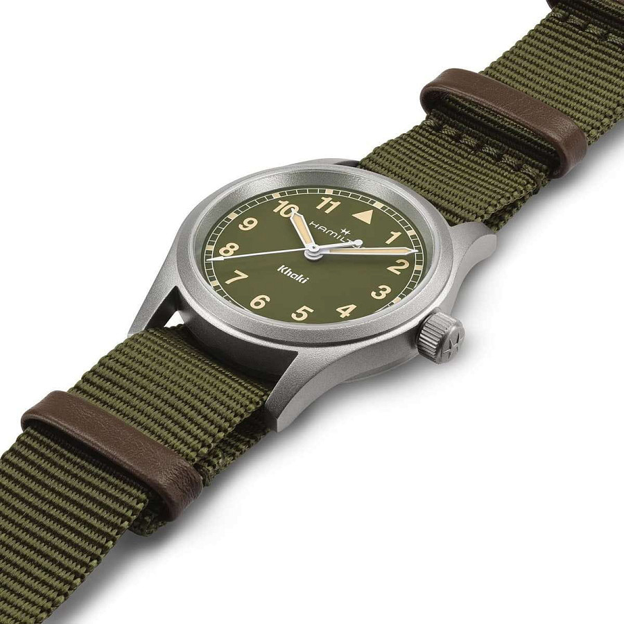 Часы Hamilton Khaki Field Quartz 33mm H69301960 — кварцевые, сталь