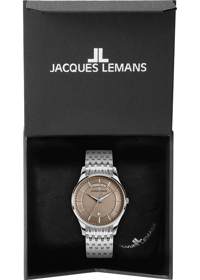 Часы Jacques Lemans London 1-2193L — сталь металл, Австрия