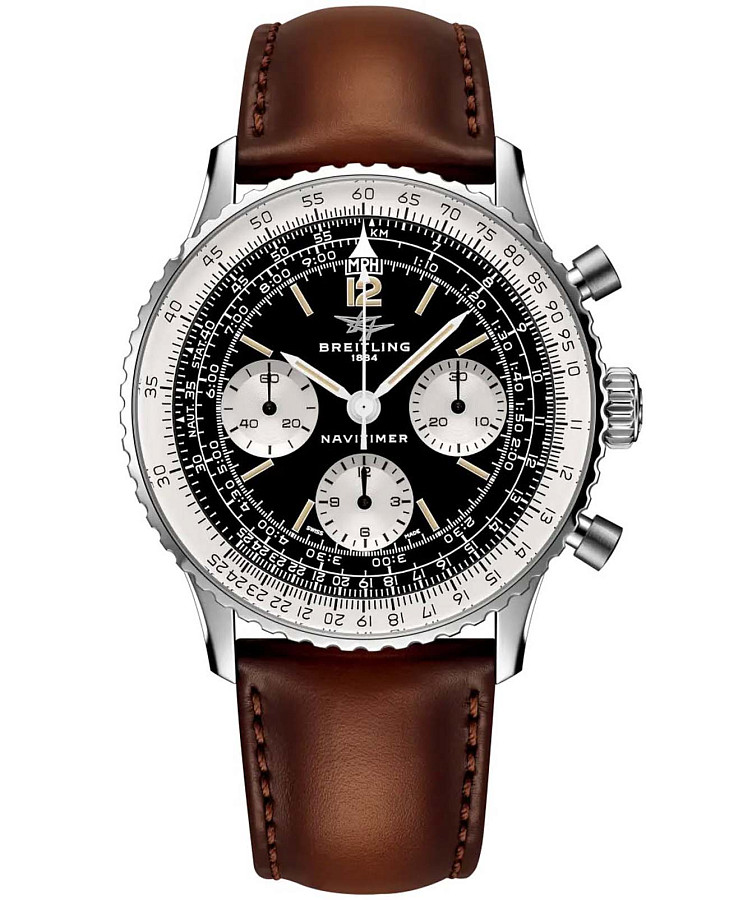 Часы Breitling Navitimer B09 Chronograph 41 Miles Davis AB09501A1B1X1 — мужские, черный