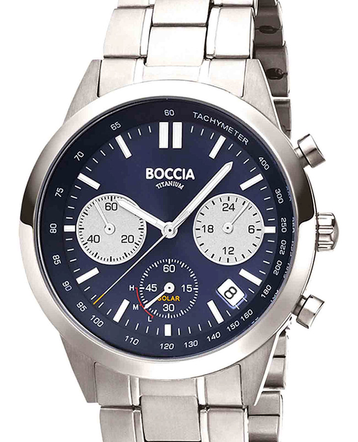 Часы Boccia Titanium Circle-Oval 3737-02 — кварцевые, титан