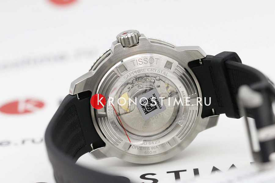 Часы Tissot Seastar 2000 Professional Powermatic 80 T120.607.17.441.01 — черный, сталь металл