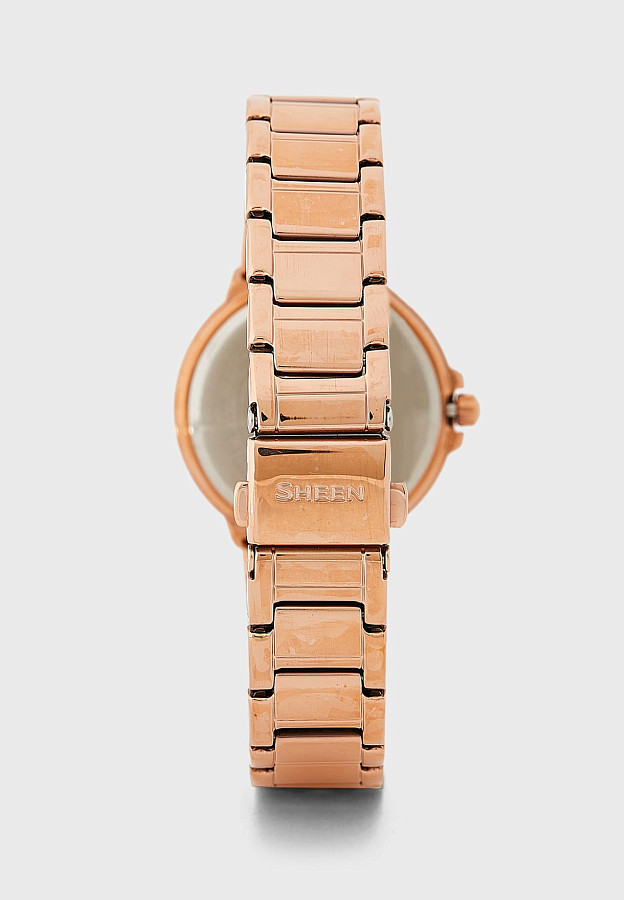 Часы Casio Sheen SHE-3069PG-2AUDF — металл сталь, Япония