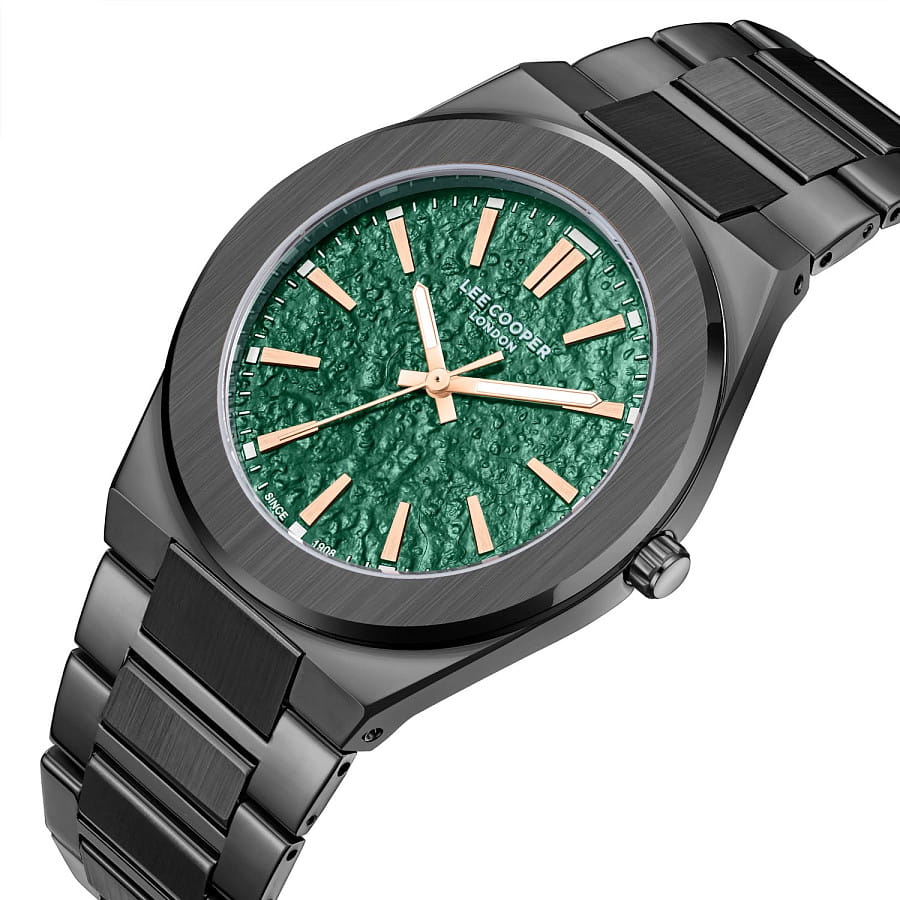 Часы Lee Cooper LC08054.070 — кварцевые, металл суперметалл