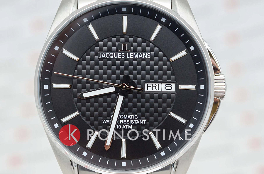Часы Jacques Lemans Automatic 1-2210F — металл сталь, Австрия
