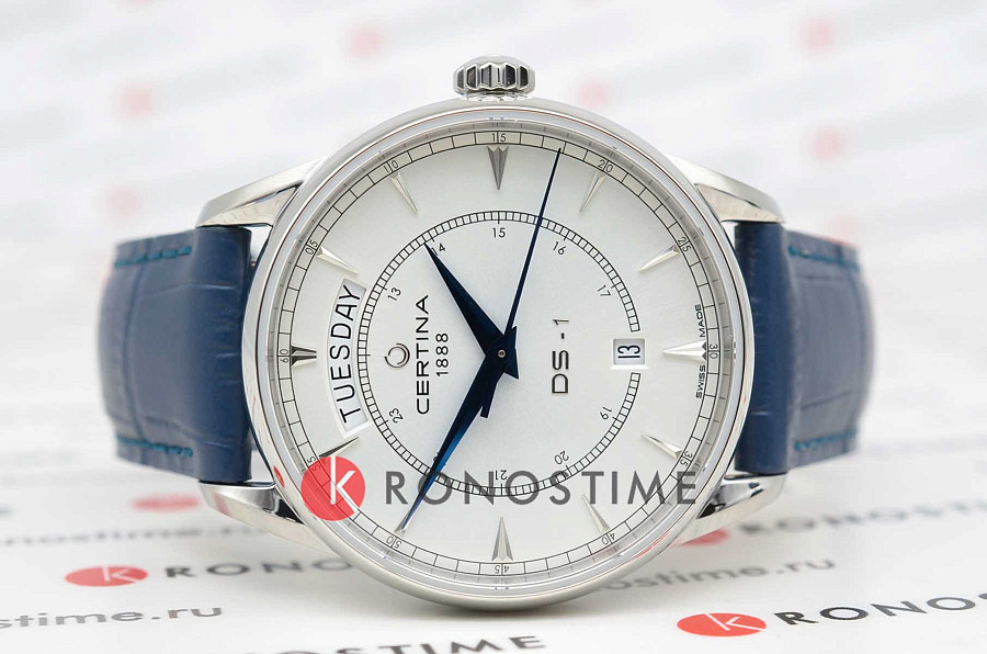 Часы Certina DS-1 Day-Date C029.430.16.011.00 — механические, металл сталь