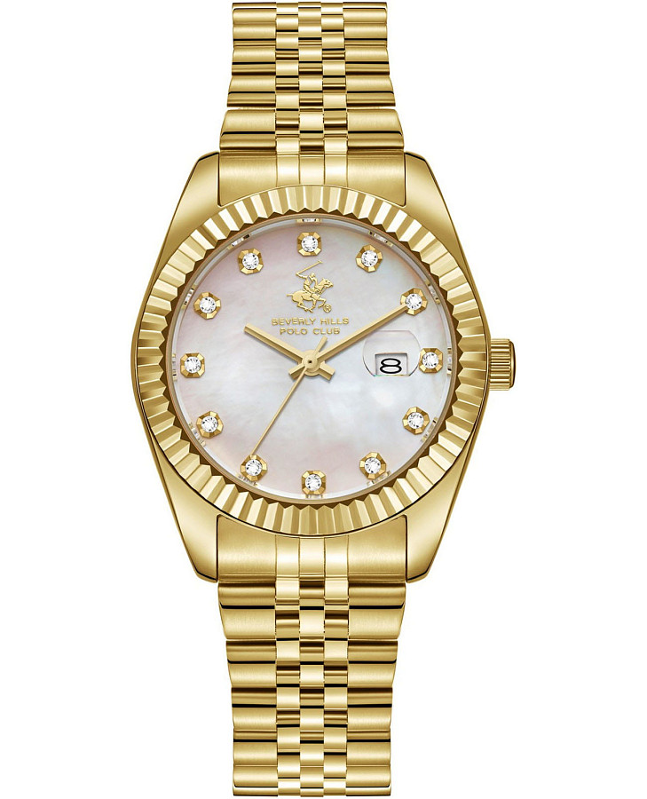 Часы Beverly Hills Polo Club BP3654X.120 — женские, перламутровый