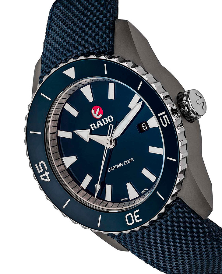 Часы Rado Captain Cook Automatic R32501206 — титан керамика, Швейцария