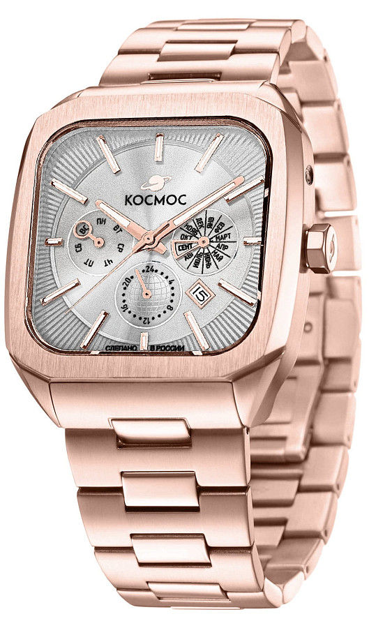 Часы Космос Марсоход II K 219.40.33 — механические, сталь металл