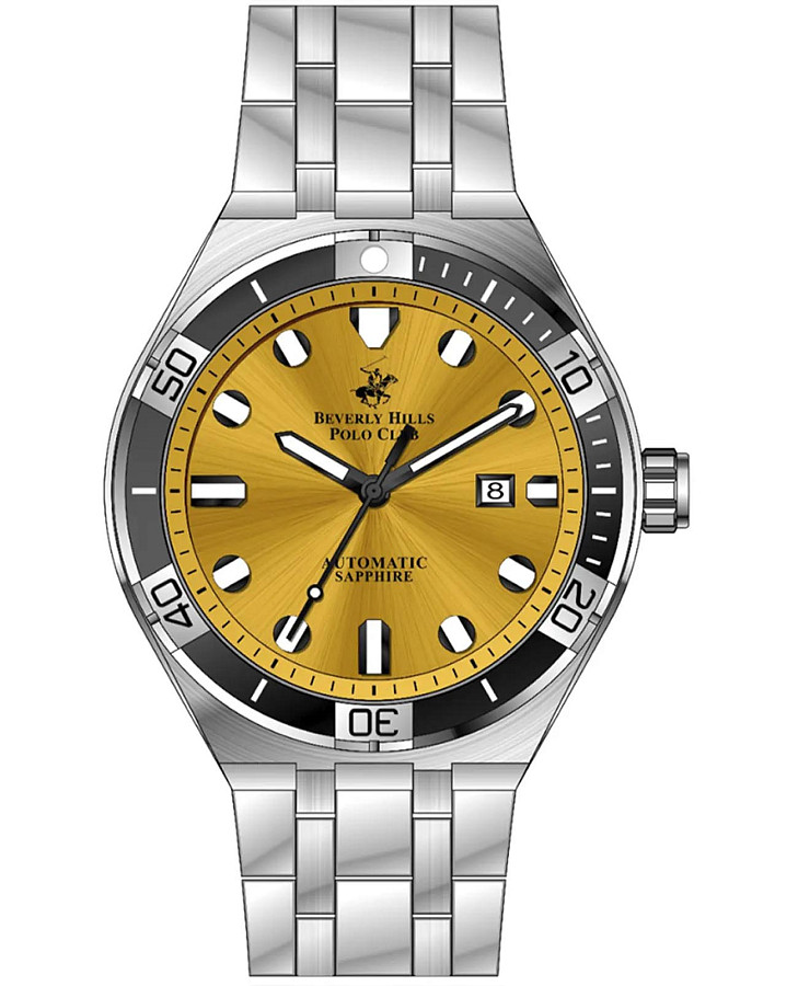 Часы Beverly Hills Polo Club BP3575X.380 — мужские, желтый