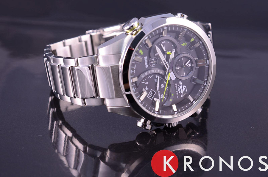 Часы Casio Edifice EQB-500D-1A — автокварц (кинетик), металл