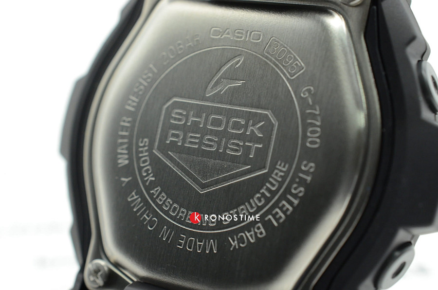 Часы Casio G-Shock G-7700-1 — пластик, серый