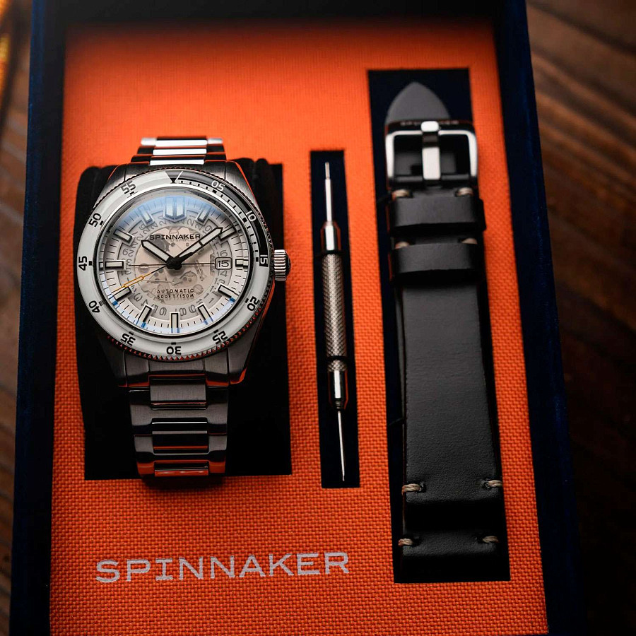 Часы Spinnaker Fleuss SP-5118-33 — мужские, нержавеющая сталь