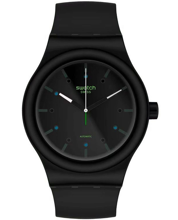 Часы Swatch Sistem51 Biosourced SO30B400 — мужские, черный