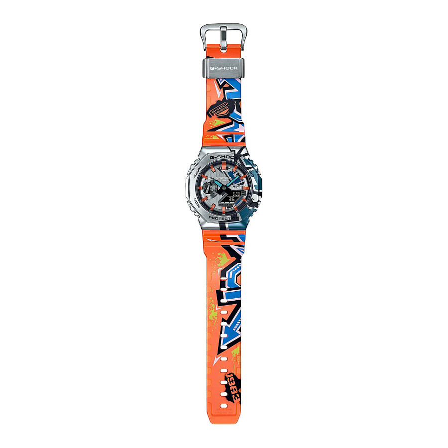 Часы Casio G-Shock GM-2100SS-1A — металл сталь, Япония