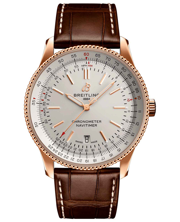 Часы Breitling Navitimer Automatic 41 R17326211G1P1 — мужские, белый