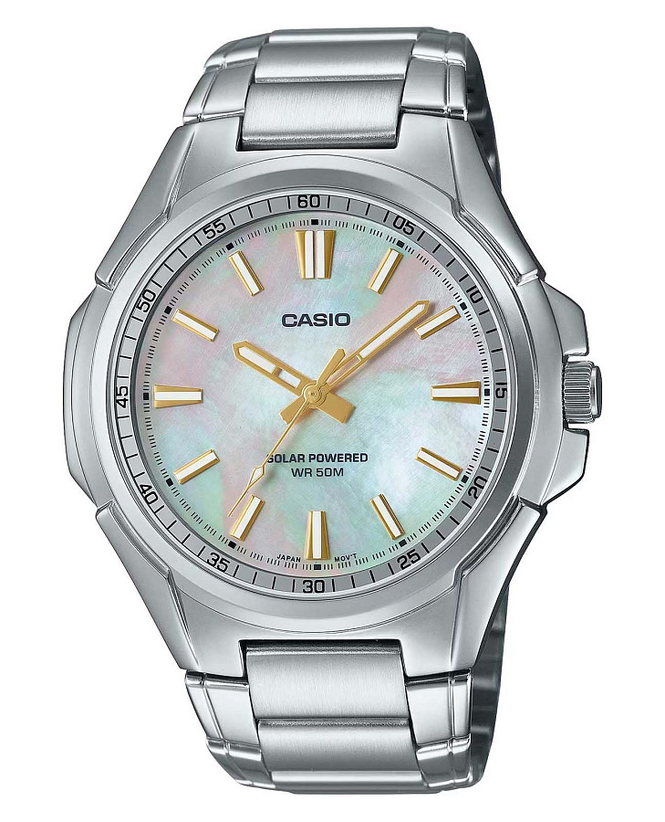 Часы Casio Collection MTP-RS100S-7A — мужские, перламутровый