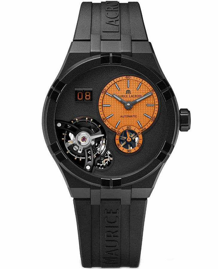 Часы Maurice Lacroix Aikon Master Grand Date AI6118-DLB0J-530-J — механические, сталь металл