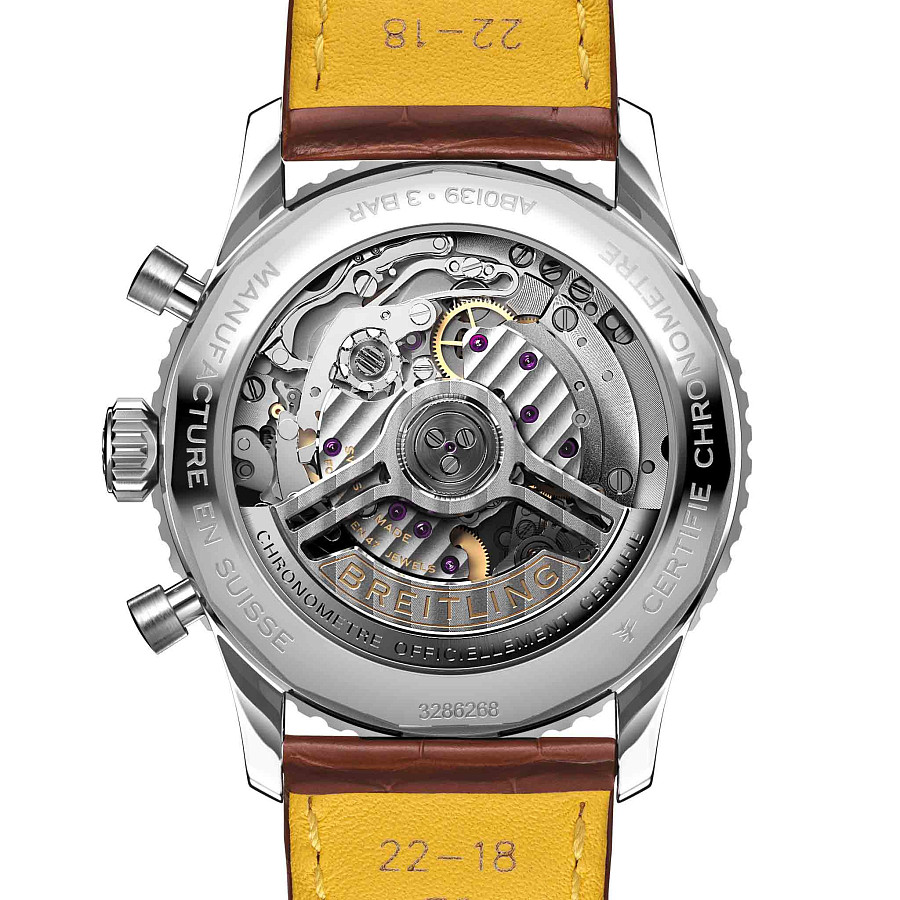 Часы Breitling Navitimer B01 Chronograph 41 AB0139211G1P1 — механические, сталь металл