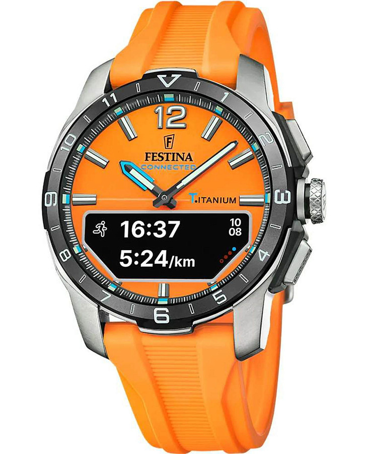 Часы Festina Connected D F23000/7 — мужские, оранжевый