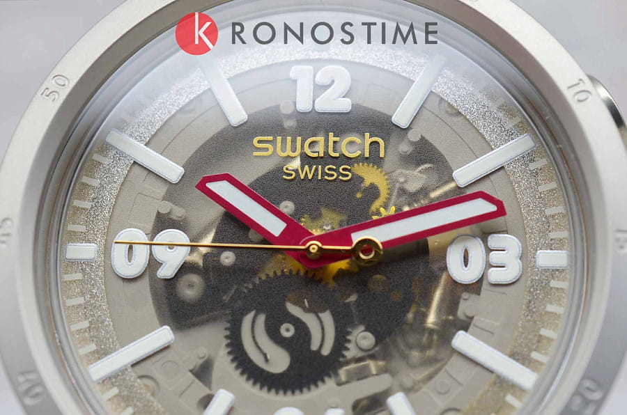Часы Swatch Confident Moment SB07S125 — силикон, мужские