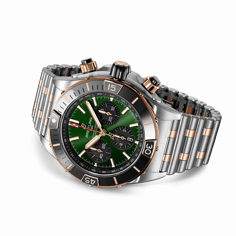 Часы Breitling Super Chronomat B01 44 UB0136251L1U1 — нержавеющая сталь + золото 18к, мужские