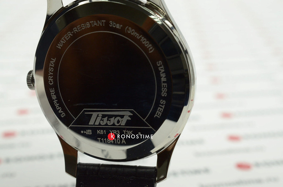 Часы Tissot Heritage Visodate T118.410.16.057.00 — черный, сталь металл