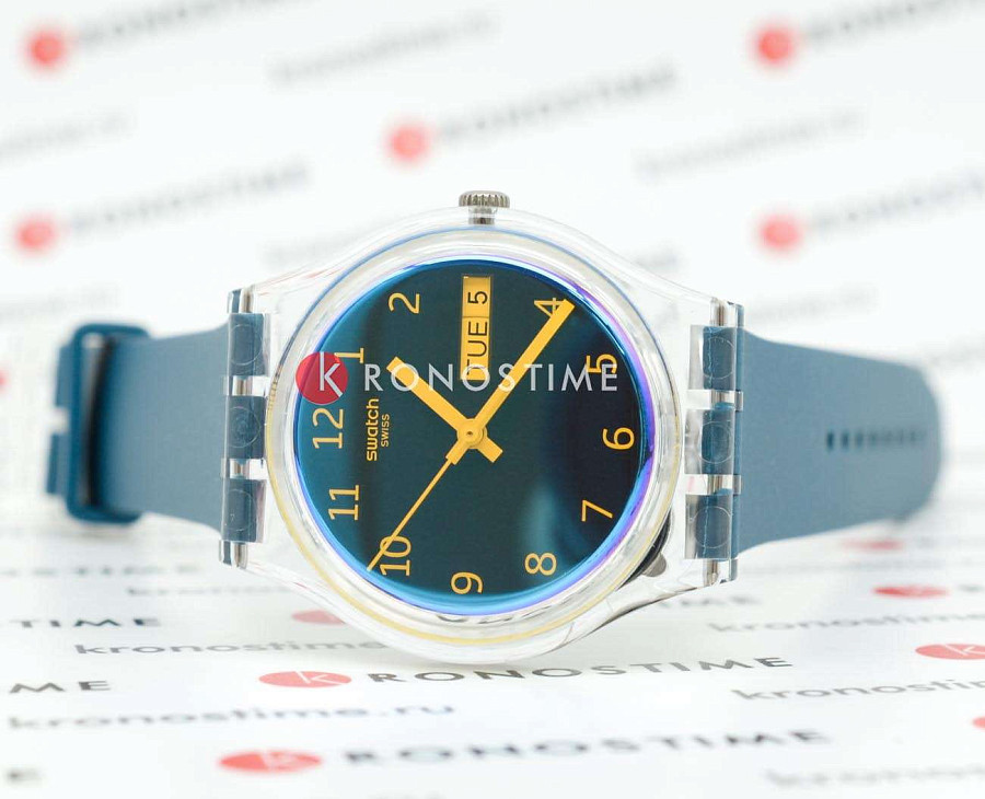 Часы Swatch Gent Biosourced Standard SO28K700 — кварцевые, пластик