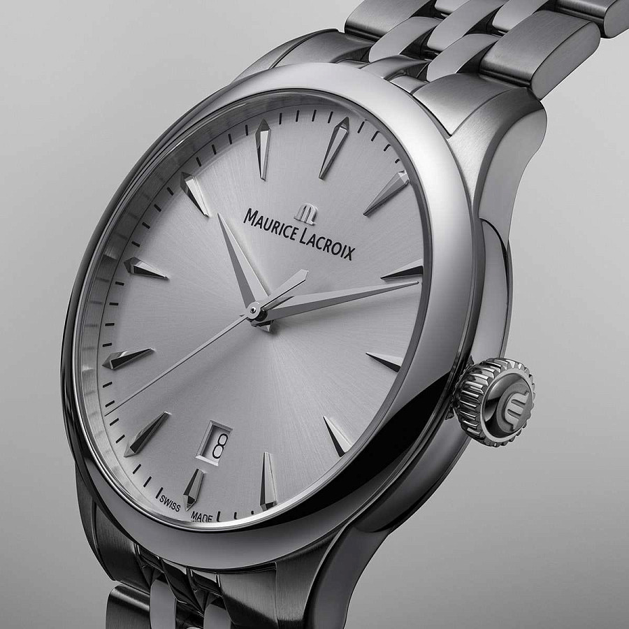 Часы Maurice Lacroix 1975 751007-SS002-130-1 — мужские, нержавеющая сталь