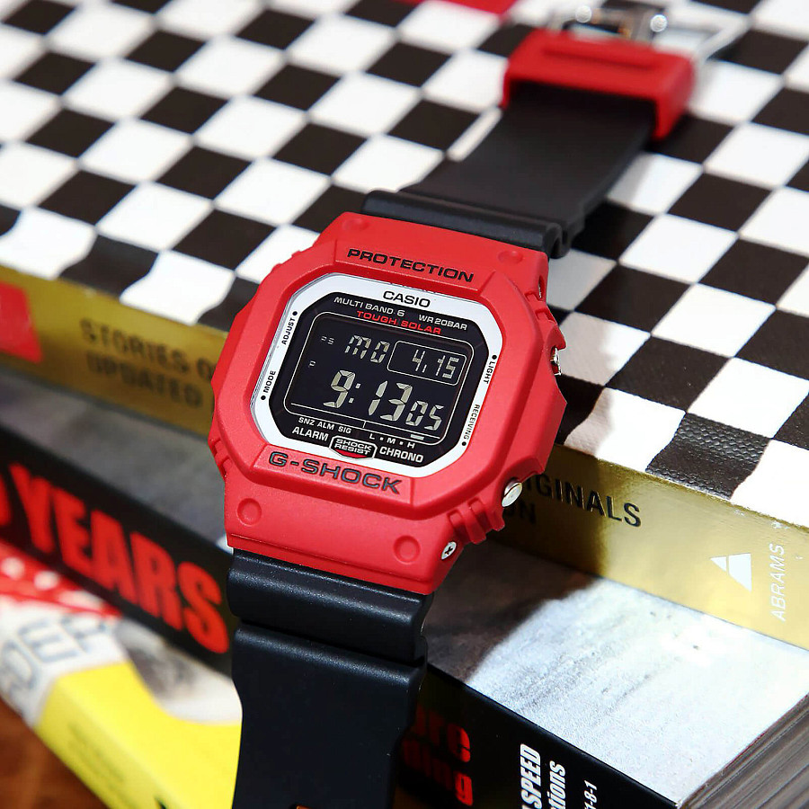 Часы Casio G-Shock GW-M5610RB-4 — Япония, электронные