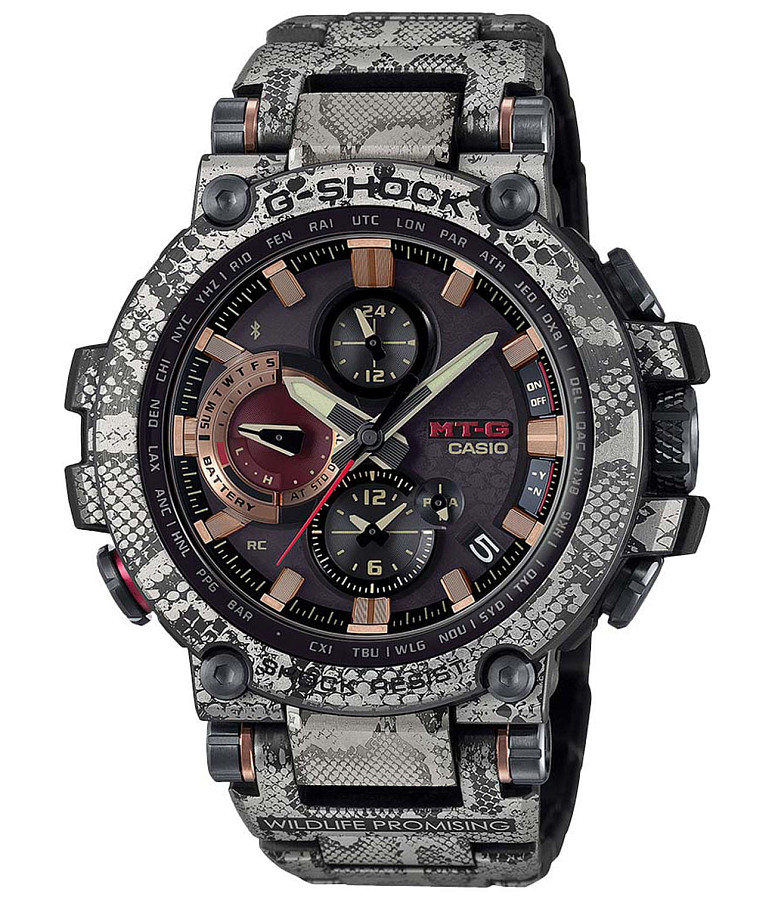 Часы Casio G-Shock Premium MTG-B1000WLP-1A — мужские, черный