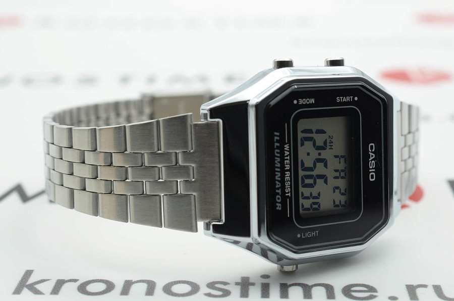 Часы Casio Collection LA680WEA-1EF — кварцевые, металл сталь