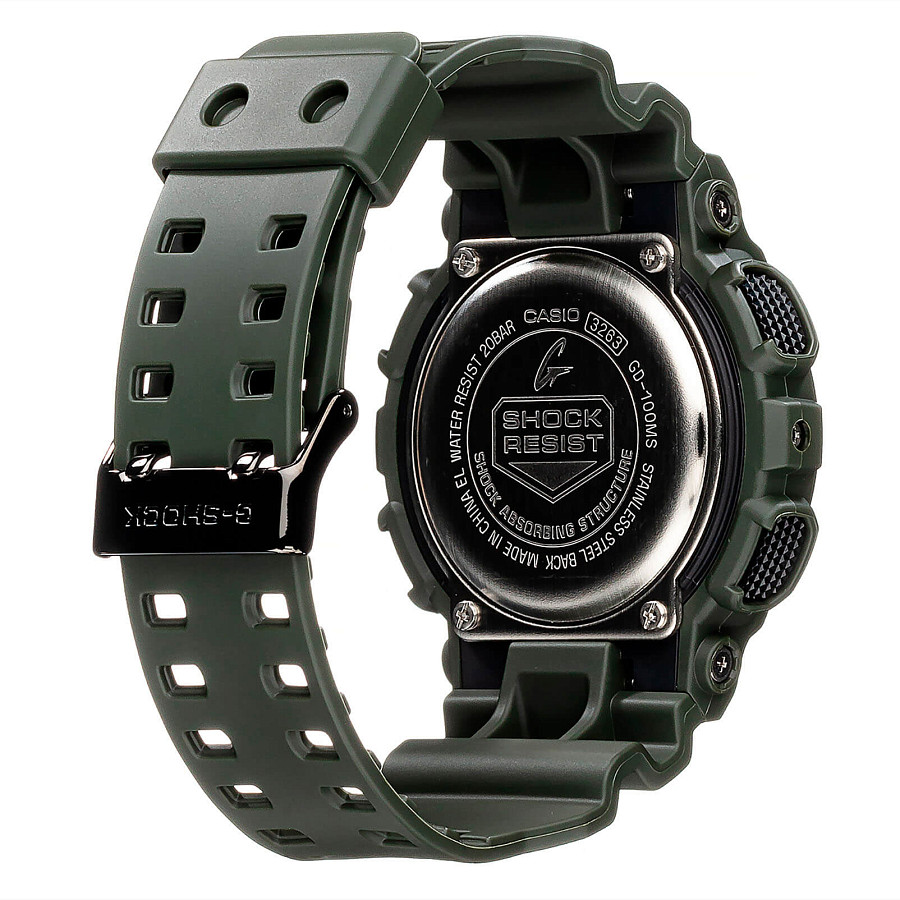 Часы Casio G-Shock GD-100MS-3 — полимер, мужские