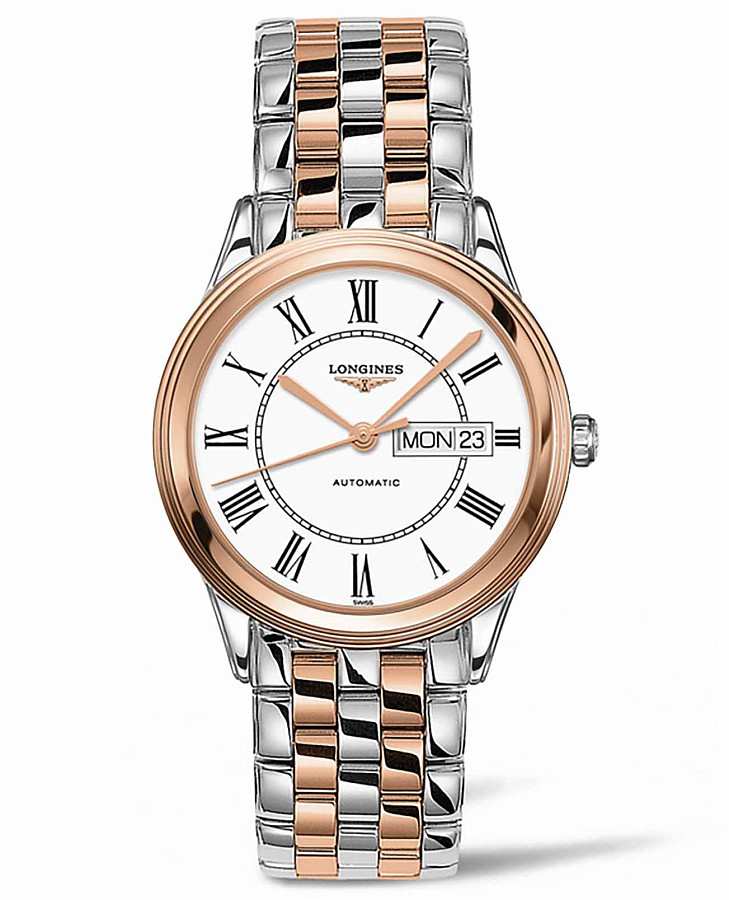 Часы Longines Flagship L4.899.3.91.7 — мужские, белый