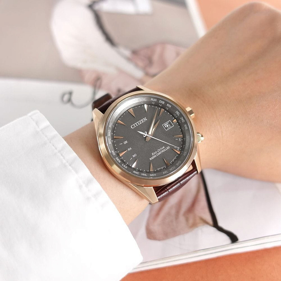 Часы Citizen Eco-Drive CB0273-11H — серый, сталь металл