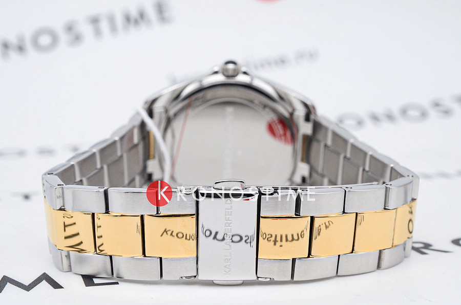 Часы Karl Lagerfeld Round Essentials R0553101507 — нержавеющая сталь с ip-покрытием, женские