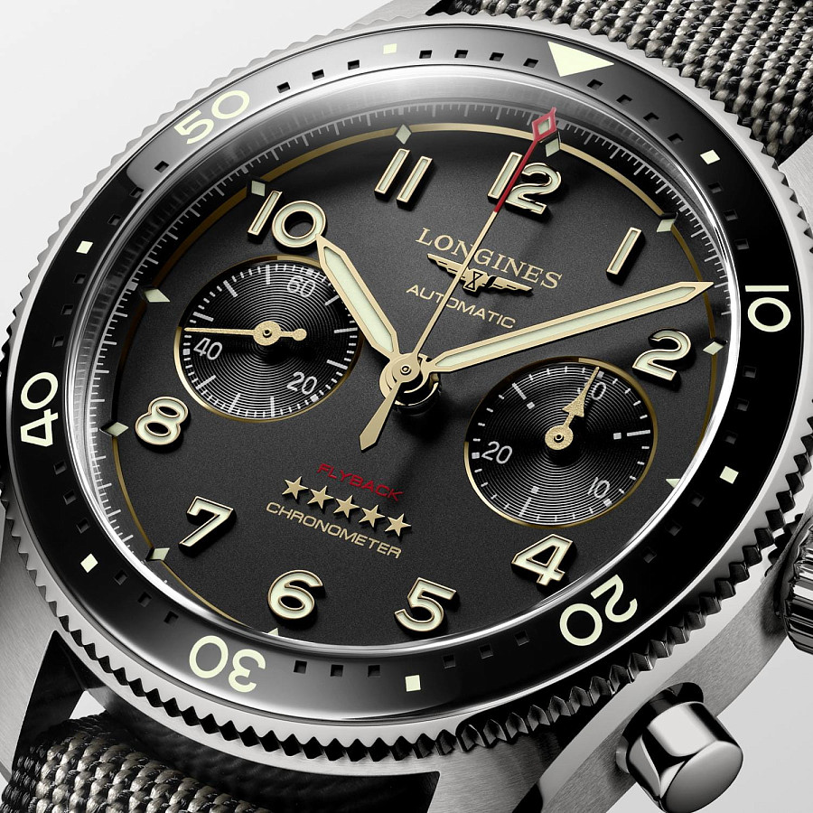 Часы Longines Spirit L3.821.1.53.2 — механические, сталь