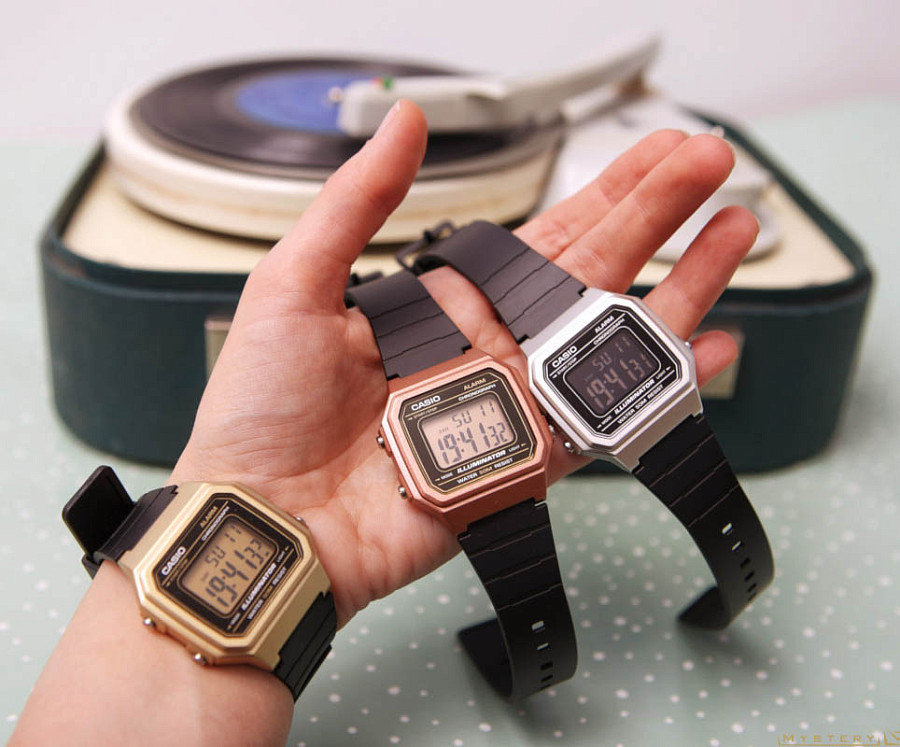 Часы Casio Standard Digital W-217HM-7BVEF (W-217HM-7B) — Япония, мужские