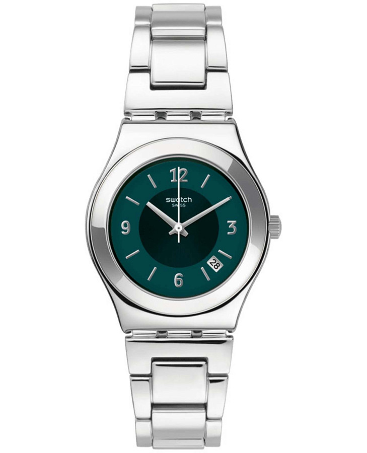 Часы Swatch I Medium Standard YLS468G — женские, зеленый