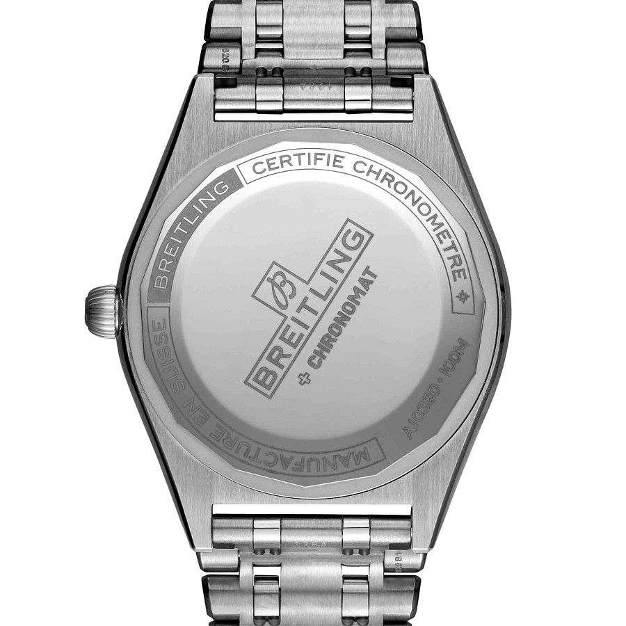 Часы Breitling Chronomat Automatic 36 A10380101A4A1 — механические, металл сталь