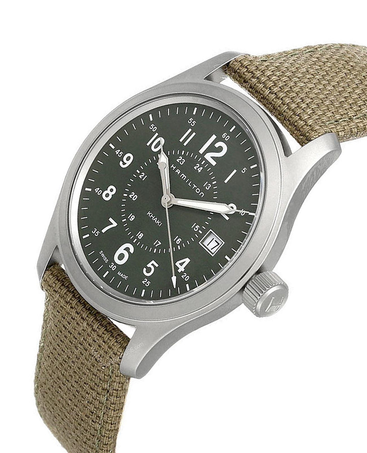 Часы Hamilton Khaki Field Quartz H68201963 — кварцевые, сталь