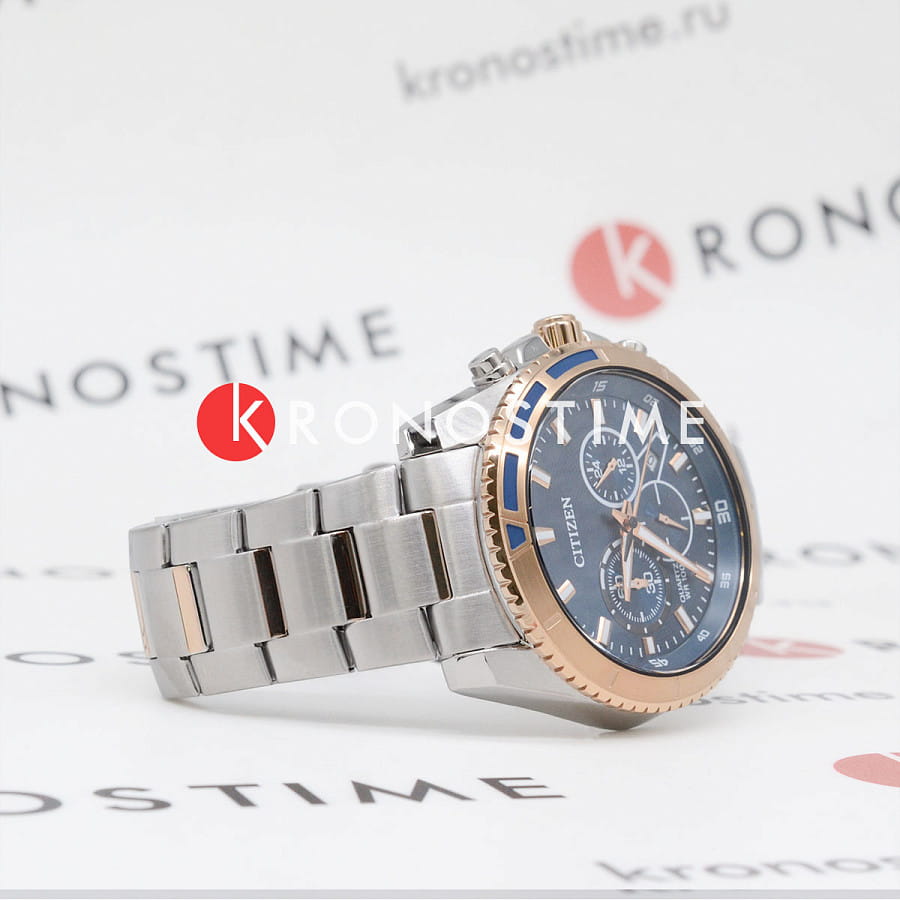 Часы Citizen Chronograph AN8206-53L — сталь металл, Япония