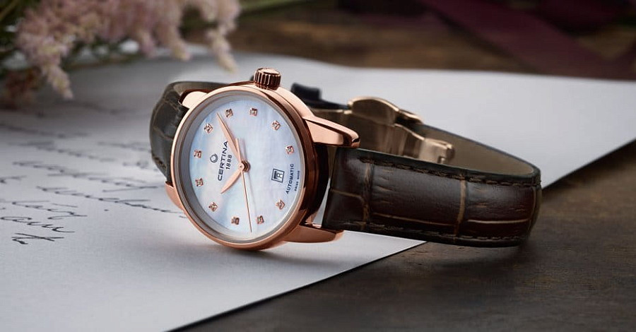 Часы Certina DS Podium Lady Automatic 29mm C001.007.36.116.00 — механические, металл сталь