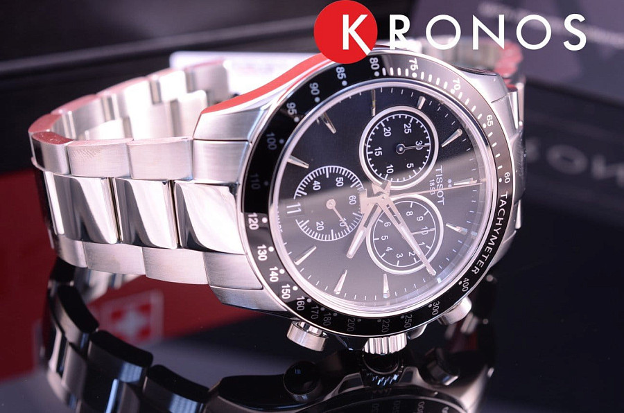 Часы Tissot V8 Quartz Chronograph T106.417.11.051.00 — нержавеющая сталь, мужские