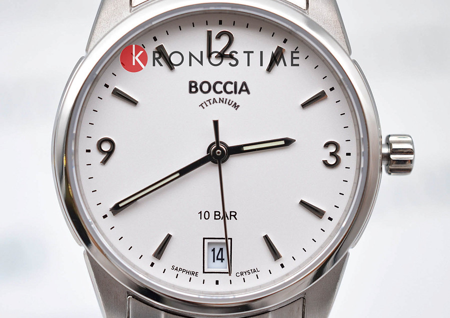 Часы Boccia Titanium 3272-03 — титан, Германия