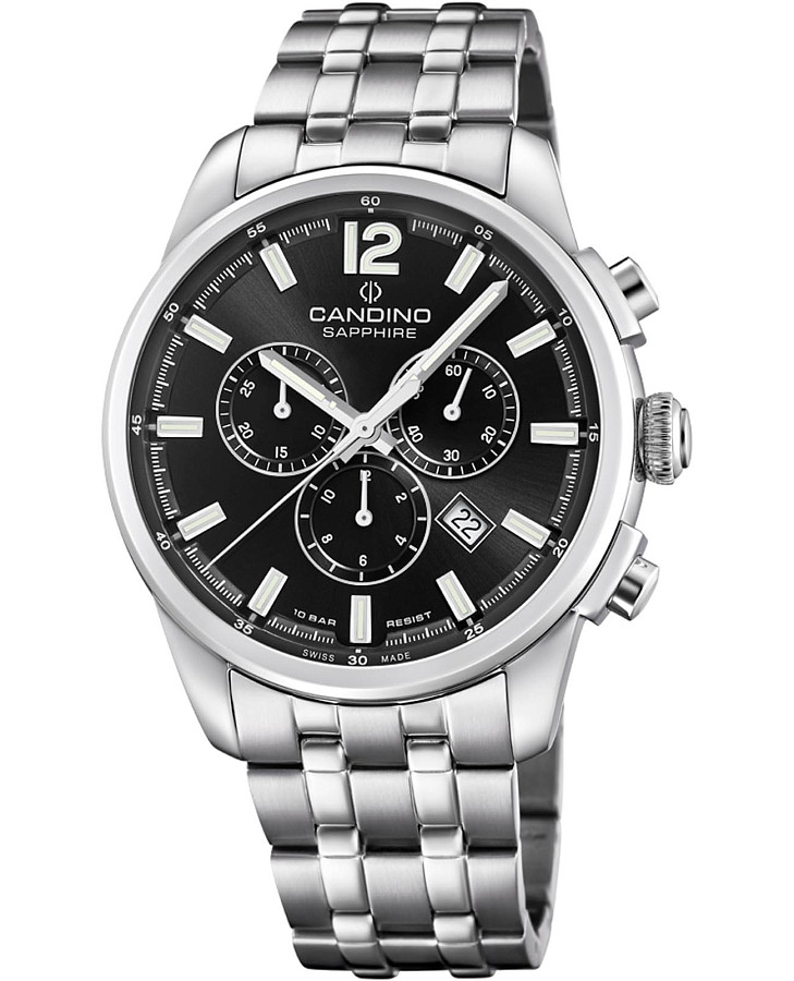 Часы Candino Chronograph C4744/6 — мужские, черный