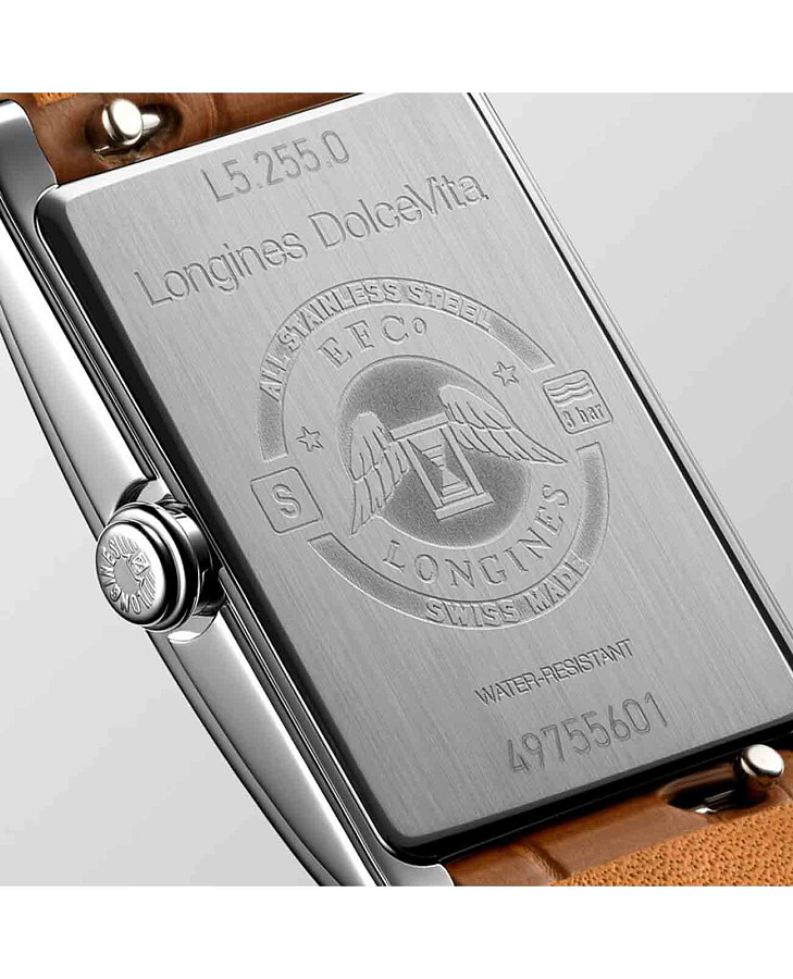 Часы Longines DolceVita L5.255.0.71.4 — женские, кожаный