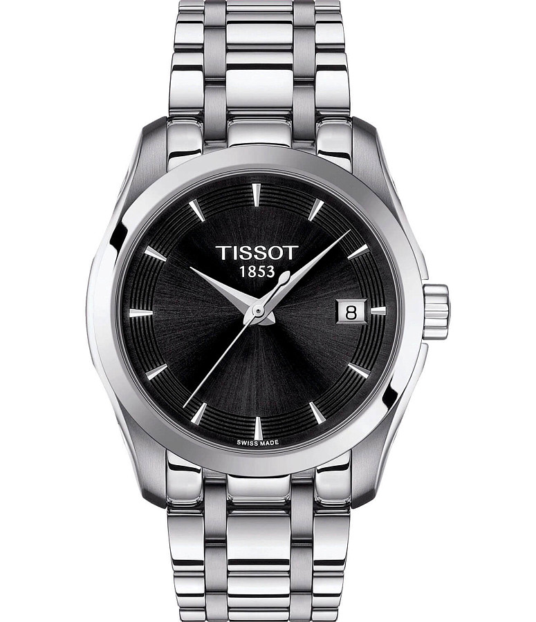Часы Tissot Couturier Lady T035.210.11.051.01 — женские, черный