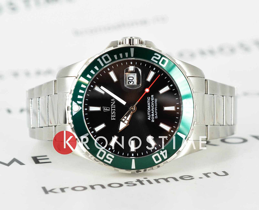 Часы Festina Automatic F20531/2 — механические, металл сталь