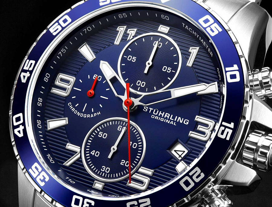 Часы Stuhrling Monaco 3957.2 — США, кварцевые
