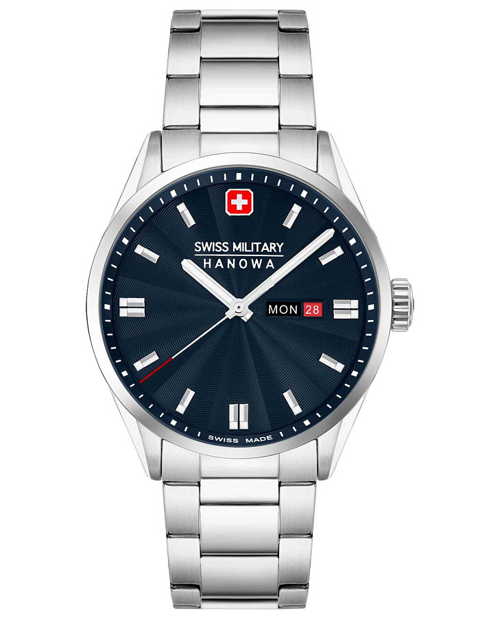 Часы Swiss Military Hanowa Maxed SMWGH0001602 — мужские, синий